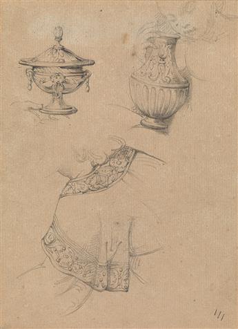 EUGÈNE DEVÉRIA (Paris 1805-1865 Pau) Two drawings.
